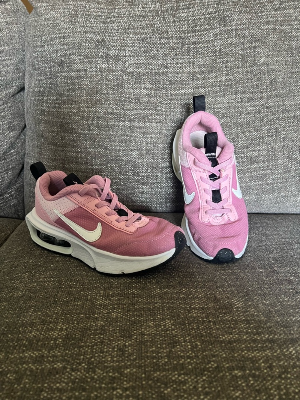 Kids Pink Nike Air Max Sneakers with Air-Cushion Sole